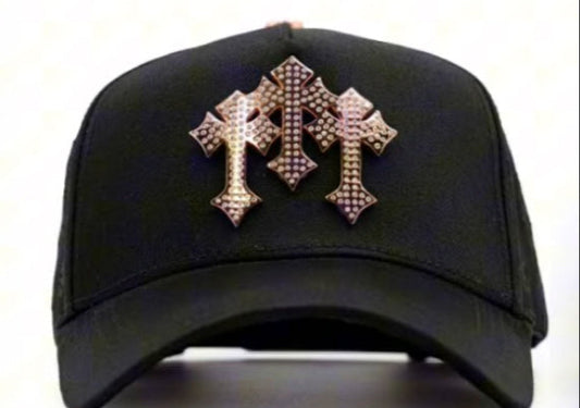 Gorra Barbas Hats Chrome Rose Gold 24K