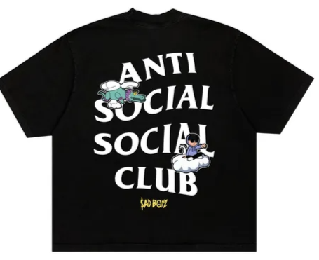 Playera Junior H Sadboyz Anti Social Social